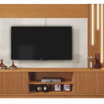 Estante Home Para Tv Até 75'' Arezzo Mavaular  Com Led Cascata - Móveis Ubá