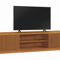 Rack 2 Portas Para Tv Até 75'' Arezzo Mavaular Naturalle - Móveis Ubá