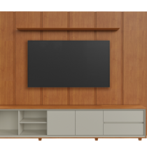Conjunto Painel Dominus c/ Rack Premium 2,77x2,50 - Móveis Ubá